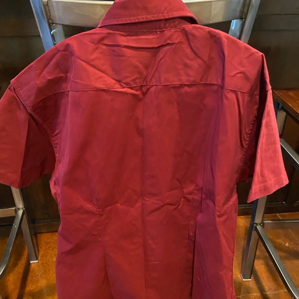 Men's Red‎ Short Sleeve Shirt